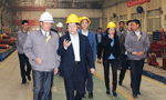 西安市委常委、常務副市長岳華峰蒞臨西瑪電機調研指導?！靼膊﹨R儀器儀表有限公司